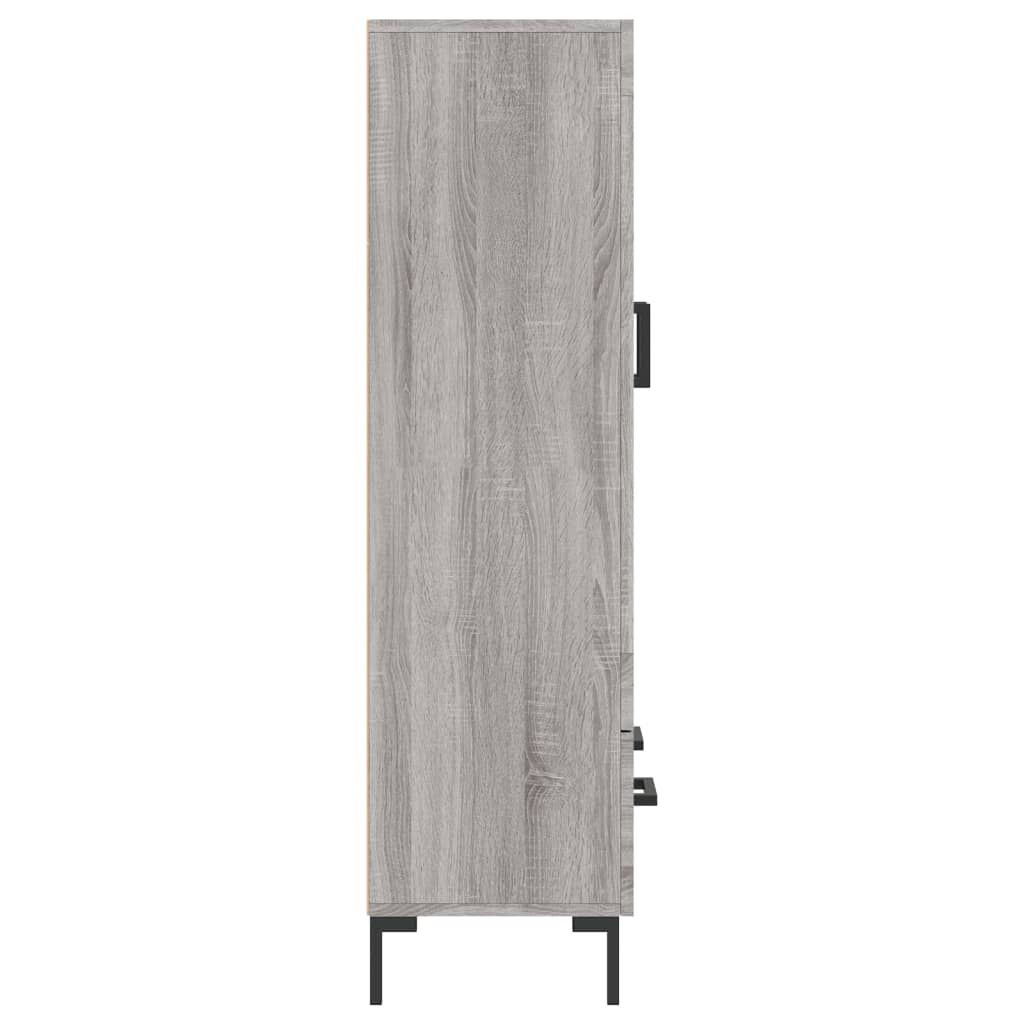 vidaXL Ντουλάπα Γκρι Sonoma 69,5 x 31 x 115 εκ. από Επεξεργασμένο Ξύλο