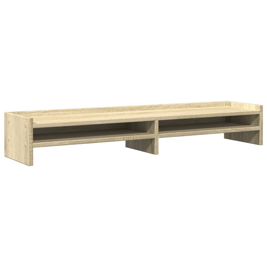 vidaXL Βάση Οθόνης Sonoma Δρυς 100x24x16 εκ. από Επεξ. Ξύλο