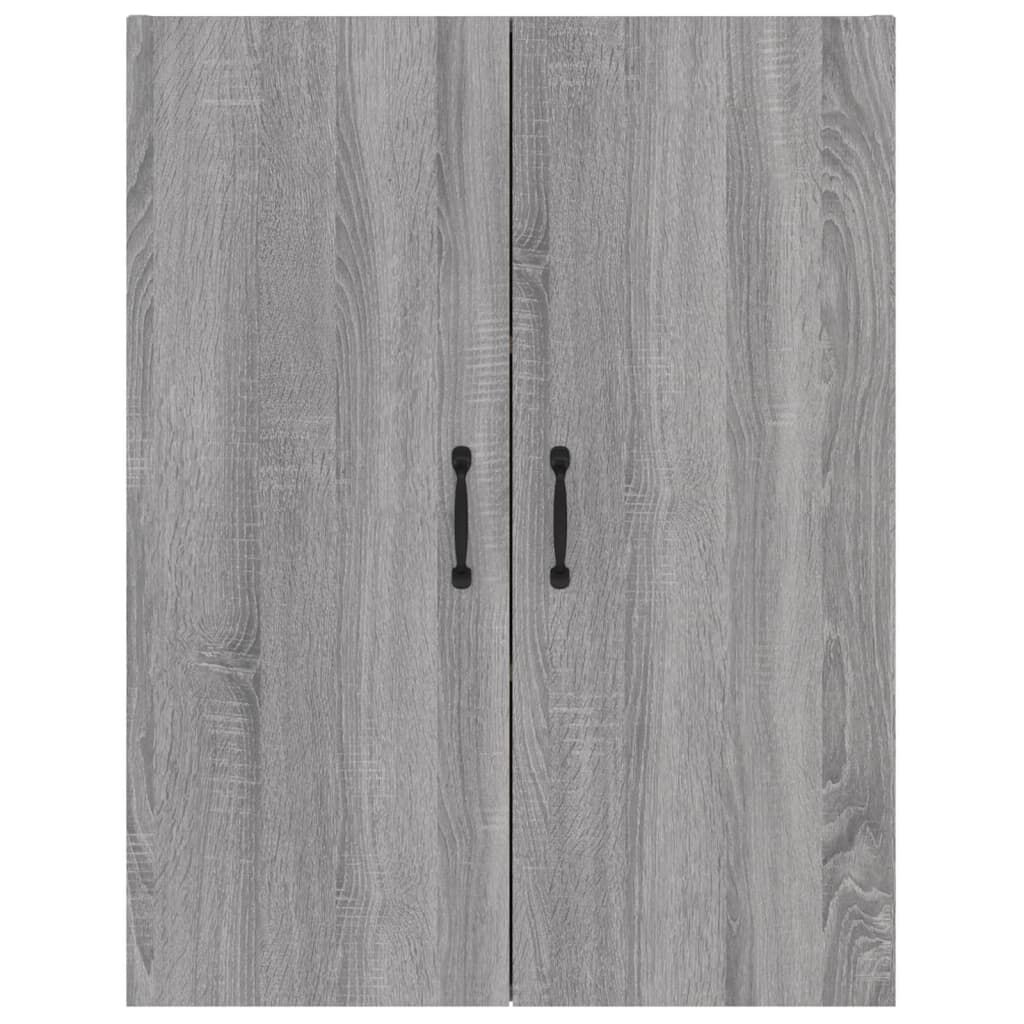vidaXL Ντουλάπι Κρεμαστό Γκρι sonoma 69,5x34x90 εκ. Επεξεργασμένο Ξύλο