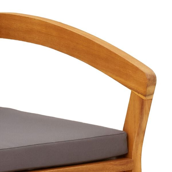 vidaXL Καρέκλες Κήπου 2 τεμ 59,5x70,5x72,5 εκ Μασίφ ξύλο ακακίας