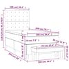 vidaXL &Kappa;&rho;&epsilon;&beta;ά&tau;&iota; Boxspring &mu;&epsilon; &Sigma;&tau;&rho;ώ&mu;&alpha; &Sigma;&kappa;&omicron;ύ&rho;&omicron; &Mu;&pi;&lambda;&epsilon; 100x200 &epsilon;&kappa;. &Beta;&epsilon;&lambda;&omicron;ύ&delta;&iota;&nu;&omicron;