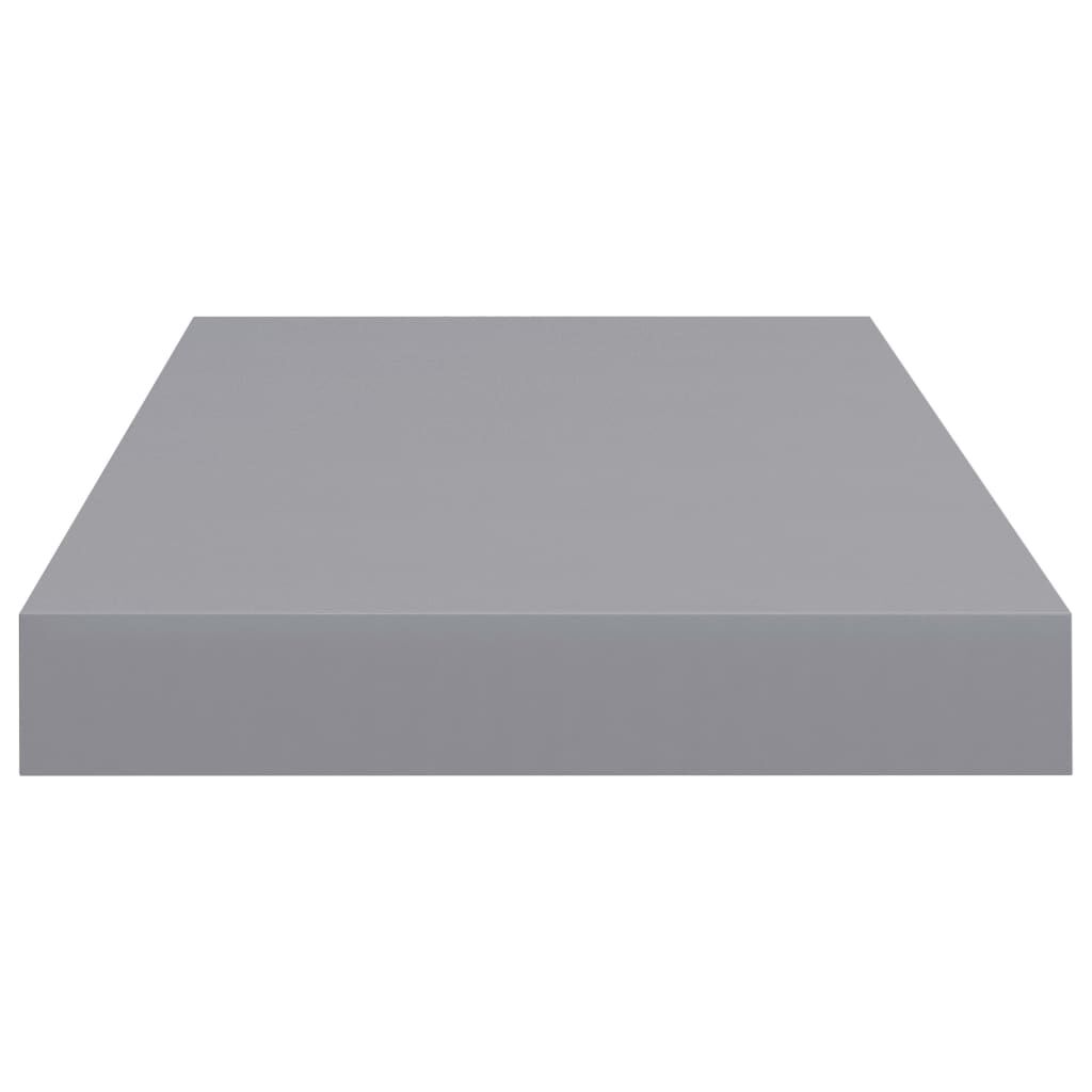 vidaXL Ράφι Τοίχου Γκρι 50x23x3,8 εκ. MDF