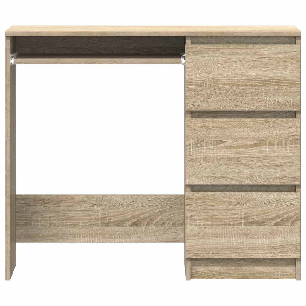 vidaXL Γραφείο Χρώμα Sonoma Δρυς 90 x 45 x 76 εκ. από Επεξ. Ξύλο