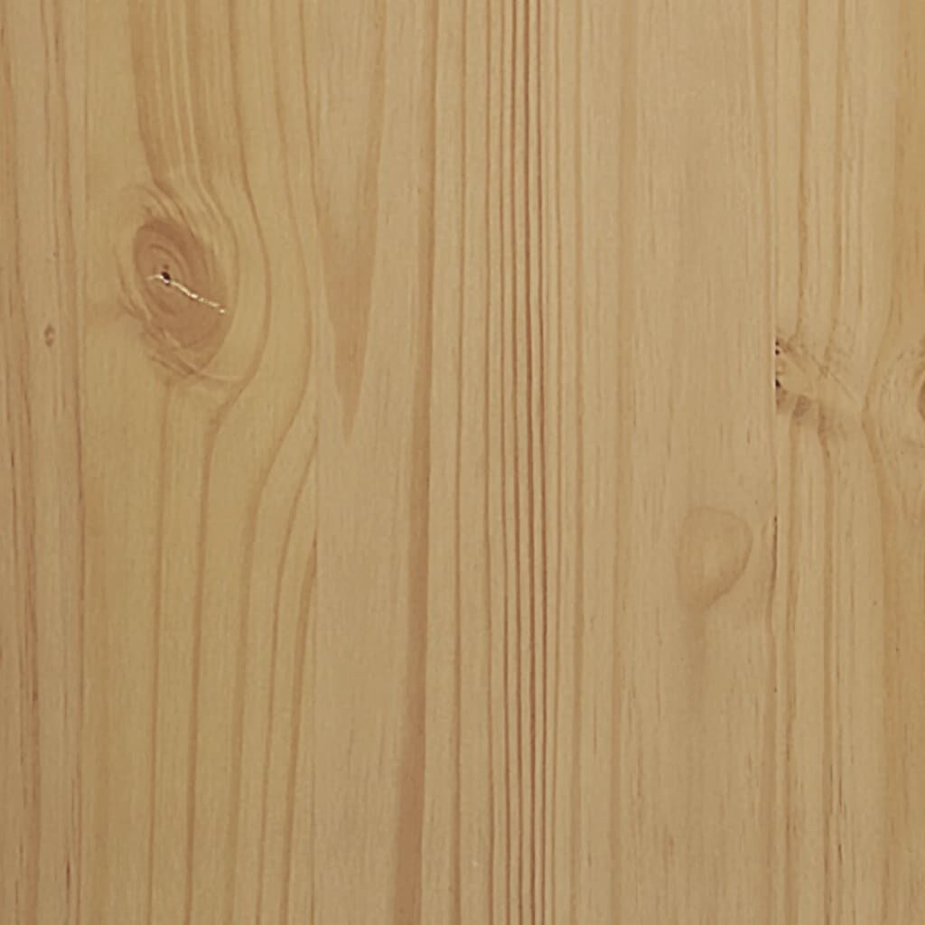 vidaXL Τραπεζάκι FLORO Καφέ 55x55x54 εκ. από Μασίφ Ξύλο Πεύκου