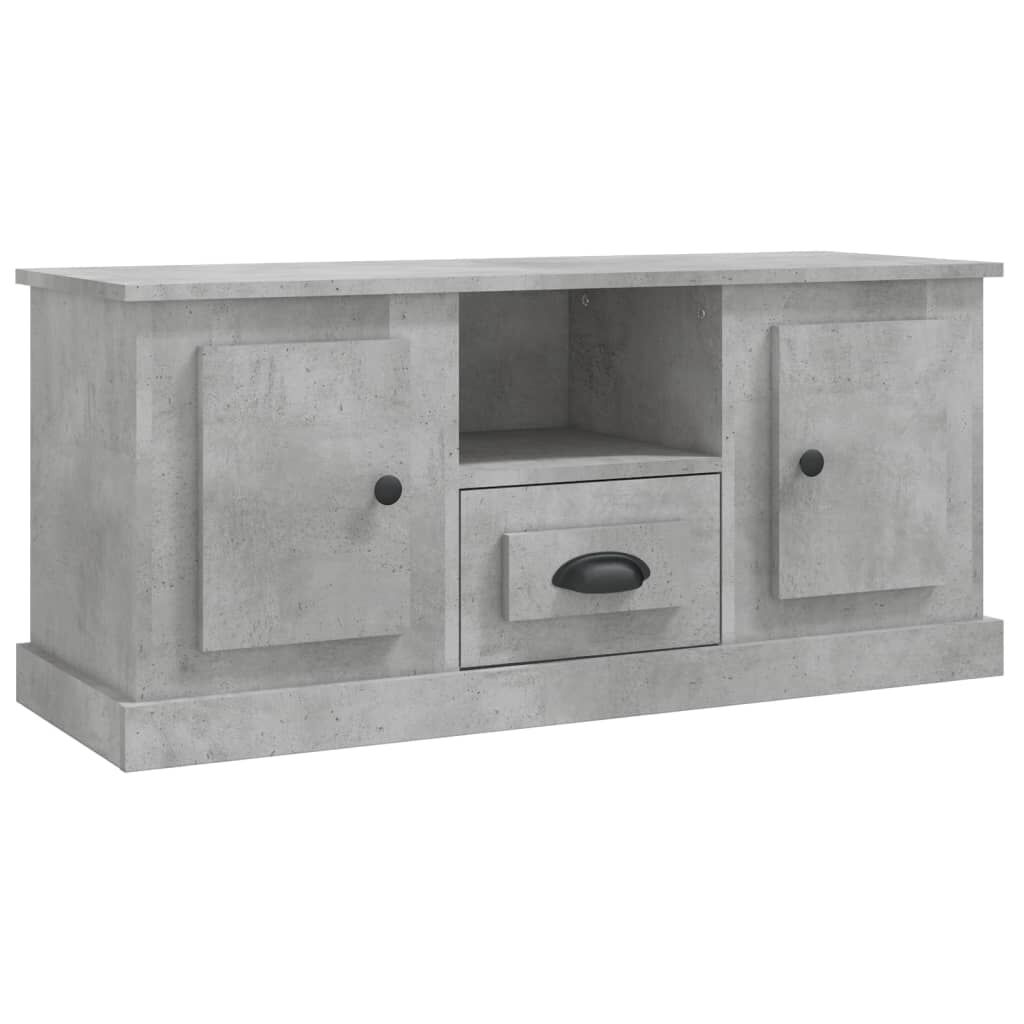 vidaXL Έπιπλο Τηλεόρασης Γκρι Σκυρ. 100x35,5x45 εκ. Επεξ. Ξύλο