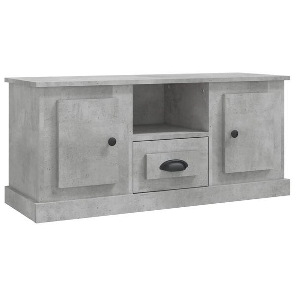 vidaXL Έπιπλο Τηλεόρασης Γκρι Σκυρ. 100x35,5x45 εκ. Επεξ. Ξύλο
