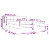 vidaXL Οθωμανικό κρεβάτι με στρώματα Taupe 160x200cm ύφασμα
