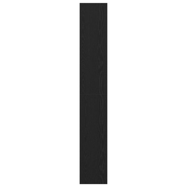 vidaXL Βιβλιοθήκη Μαύρης Δρυός 40x30x198 εκ, Κατασκευασμένη από Επεξεργασμένο Ξύλο