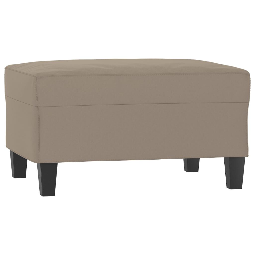 vidaXL Υποπόδιο Taupe 70 x 55 x 41 εκ. από Ύφασμα Μικροϊνών