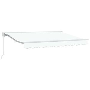 vidaXL &Sigma;&kappa;&epsilon;&lambda;&epsilon;&tau;ό&sigmaf; &Tau;έ&nu;&tau;&alpha;&sigmaf; &Lambda;&epsilon;&upsilon;&kappa;ό&sigmaf; 350 x 200 cm &Pi;&omicron;&lambda;&upsilon;&epsilon;&sigma;&tau;έ&rho;&alpha;&sigmaf; &mu;&epsilon; &Epsilon;&pi;&iota;&kappa;ά&lambda;&upsilon;&psi;&eta; PU