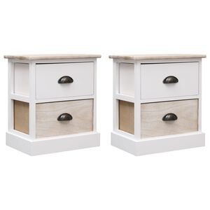 vidaXL &Kappa;&omicron;&mu;&omicron;&delta;ί&nu;&alpha; 2 &tau;&epsilon;&mu;. &Lambda;&epsilon;&upsilon;&kappa;ό / &Phi;&upsilon;&sigma;&iota;&kappa;ό 38x28x45 &epsilon;&kappa;. &alpha;&pi;ό &Xi;ύ&lambda;&omicron; &Pi;&alpha;&upsilon;&lambda;ώ&nu;&iota;&alpha;&sigmaf;