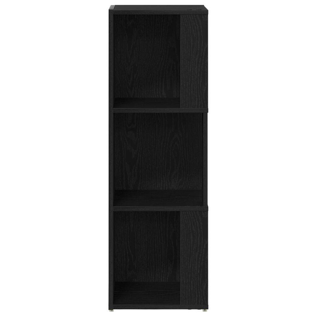 vidaXL Γωνιακό Ντουλάπι Μαύρο Δρυς 33x33x100 cm Επεξεργασμένο Ξύλο