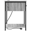vidaXL Κομοδίνο Γκρι sonoma 42 x 41 x 56 εκ. Επεξεργασμένο ξύλο