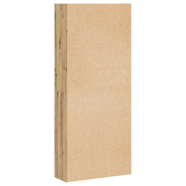 vidaXL Βιβλιοθήκη Αρτισιανή Δρυς 80x30x189 εκ. από Επεξ. Ξύλο