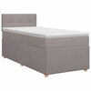 vidaXL &Kappa;&rho;&epsilon;&beta;ά&tau;&iota; box spring &mu;&epsilon; &sigma;&tau;&rho;ώ&mu;&alpha; Taupe 90 x 190 cm Ύ&phi;&alpha;&sigma;&mu;&alpha;