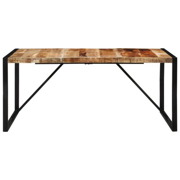 vidaXL Τραπεζαρία 175x90x76 εκ. από Μασίφ Ακατέργαστο Ξύλο Μάνγκο