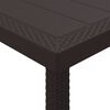 vidaXL Τραπέζι Κήπου Καφέ 350 x 100 x 73 εκ. συνθετικό ρατάν
