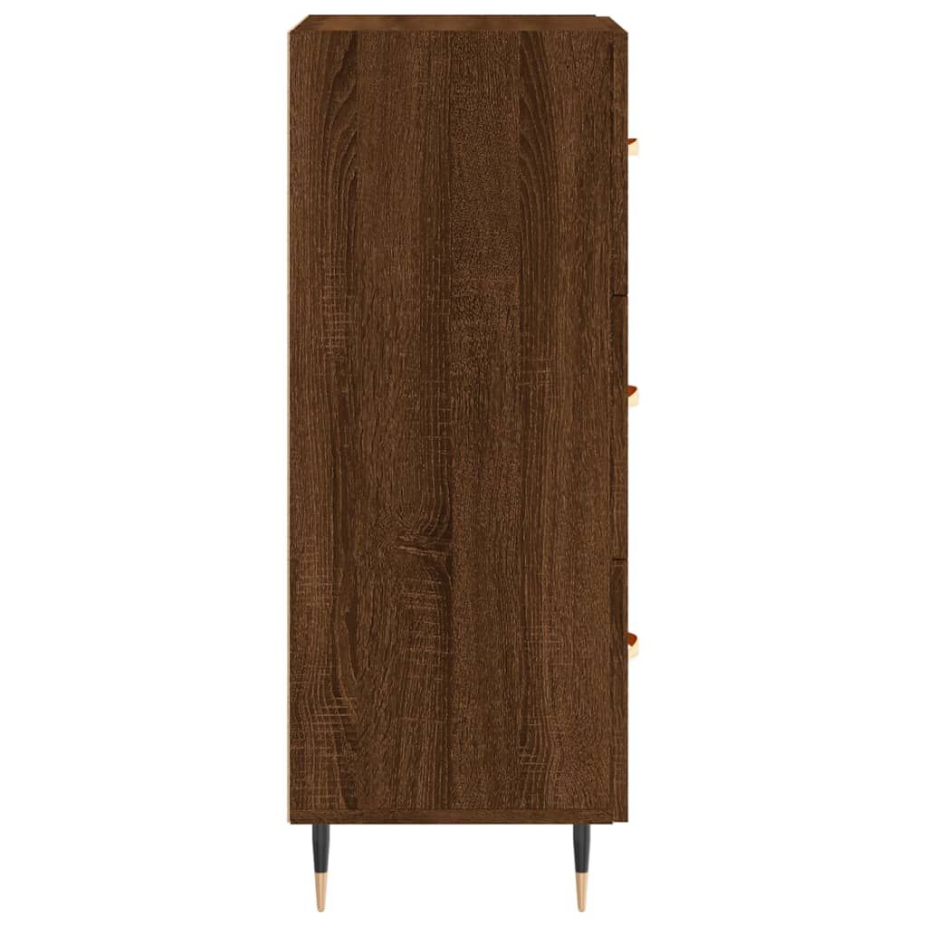 vidaXL Ντουλάπι Καφέ Δρυς 34,5 x 34 x 90 εκ. Επεξεργασμένο Ξύλο