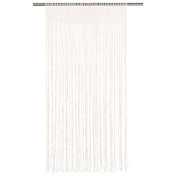 vidaXL Κουρτίνα Μακραμέ 140 x 240 εκ. Βαμβακερή
