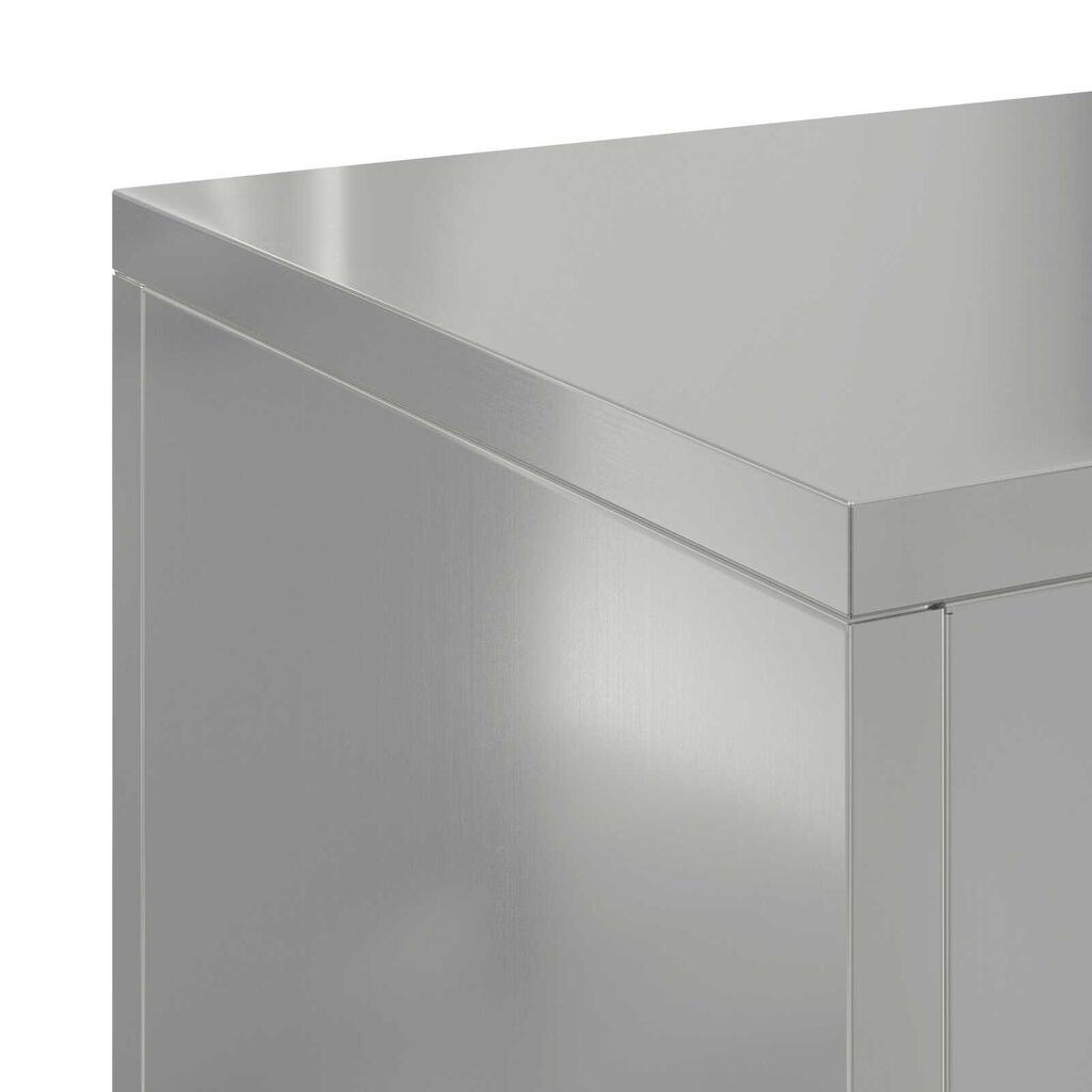 vidaXL Υπαίθρια Σταντ Φυτών Πυλώνας 2 τμχ 24x24x75 εκ Γαλβανισμένο Ατσάλι