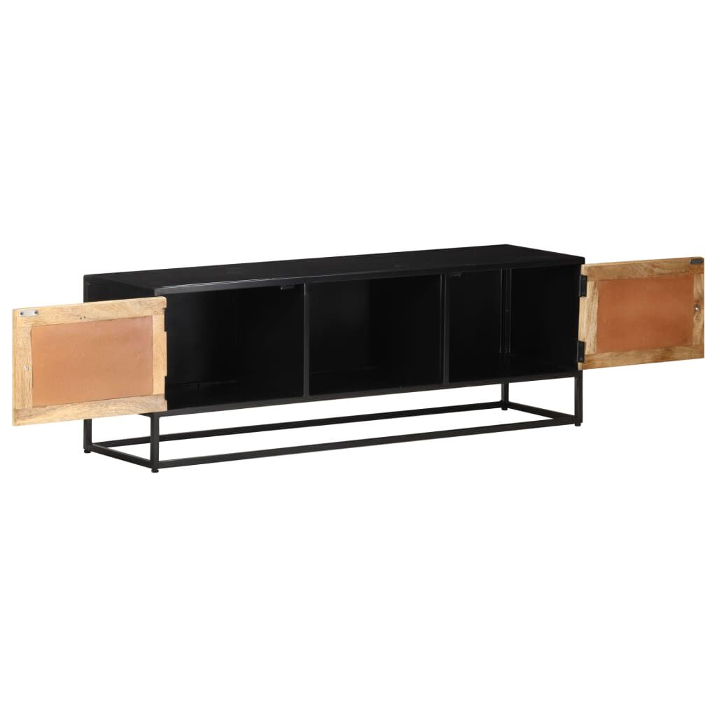 vidaXL Έπιπλο Τηλεόρασης 120 x 30 x 40 εκ. από Ακατέργαστο Ξύλο Μάνγκο