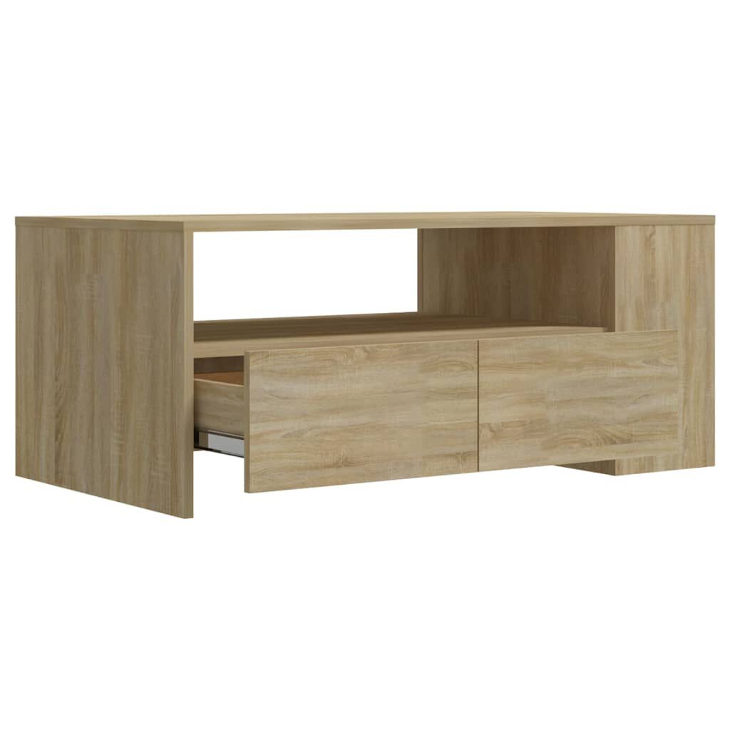 vidaXL Τραπεζάκι Σαλονιού Sonoma Δρυς 102x55x42 εκ. Επεξεργασμένο Ξύλο