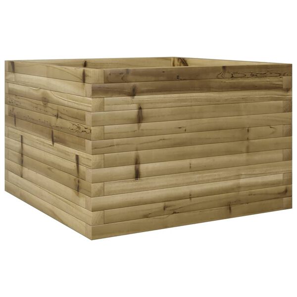 vidaXL Ζαρντινιέρα Κήπου 70x70x45,5 εκ. από Εμποτισμένο Ξύλο Πεύκου