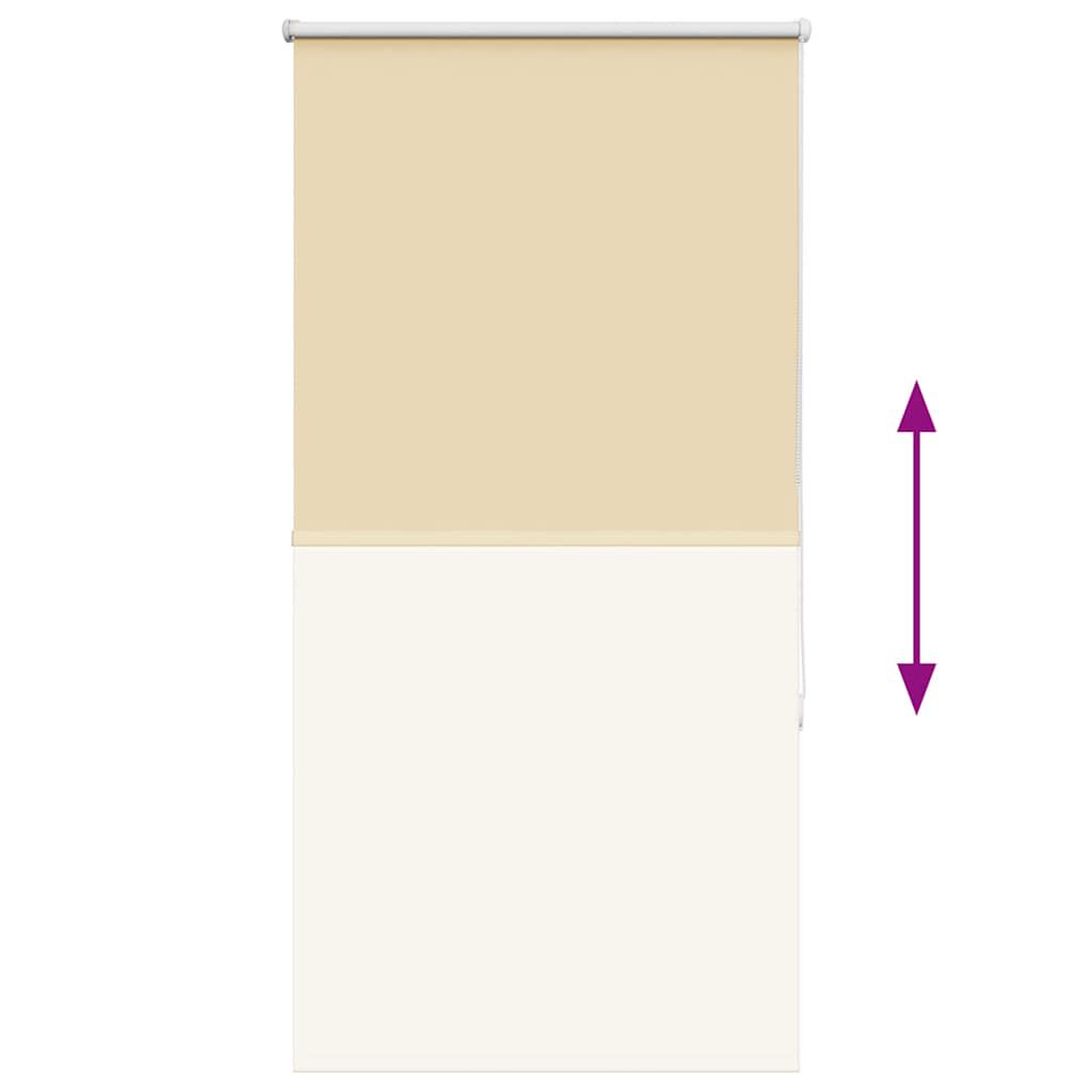 vidaXL Ρολέρ Μπλακάουτ Μπεζ 85x130 cm Πλάτος υφάσματος 80,7 cm