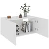 vidaXL Ντουλάπι Επιτοίχιο Λευκό 80 x 39 x 40 εκ. από Επεξ. Ξύλο