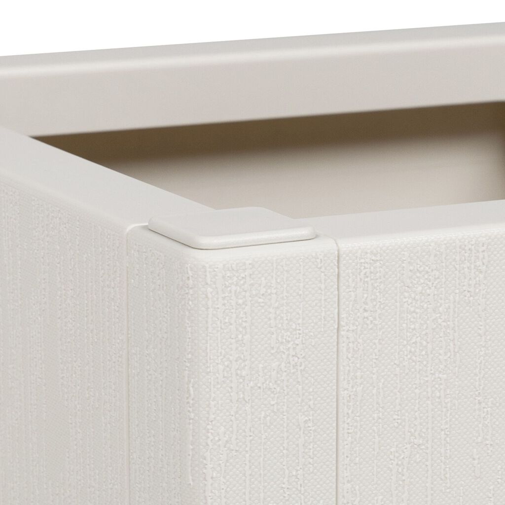 vidaXL Γλάστρα Κήπου Λευκή 36x36x35 εκ. PP