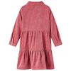 Φόρεμα Παιδικό Μακρυμάνικο Παλαιωμένο Ροζ Κοτλέ 128