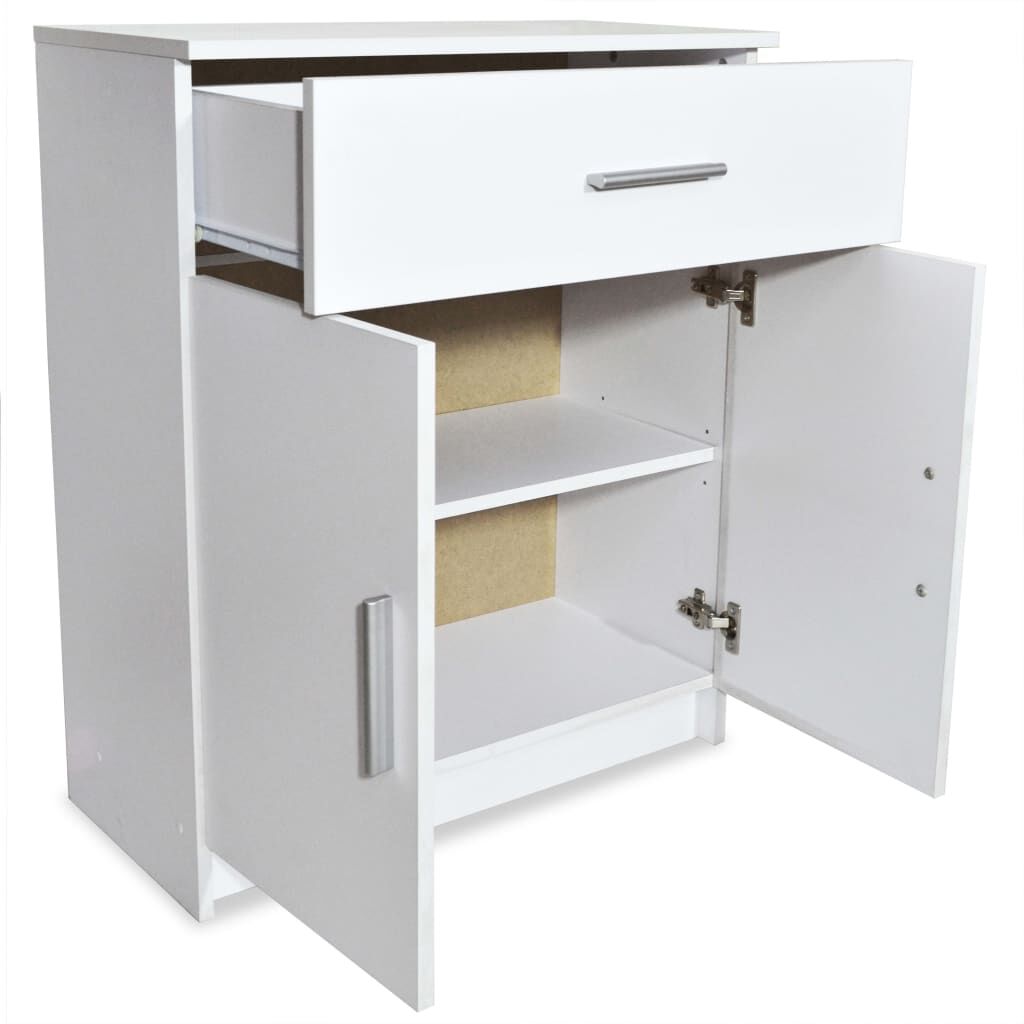 vidaXL Ντουλάπι Λευκό 71 x 35 x 88 εκ. από Μοριοσανίδα