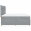 vidaXL &Kappa;&rho;&epsilon;&beta;ά&tau;&iota; Boxspring &mu;&epsilon; &Sigma;&tau;&rho;ώ&mu;&alpha; &Alpha;&nu;&omicron;&iota;&chi;&tau;ό &Gamma;&kappa;&rho;&iota; 200x200 &epsilon;&kappa;. &Upsilon;&phi;&alpha;&sigma;&mu;ά&tau;&iota;&nu;&omicron;