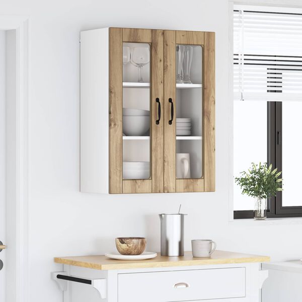 vidaXL &Nu;&tau;&omicron;&upsilon;&lambda;ά&pi;&alpha; &Kappa;&omicron;&upsilon;&zeta;ί&nu;&alpha;&sigmaf; &mu;&epsilon; &rho;ά&phi;&iota; &mu;&epsilon; &pi;ό&rho;&tau;&alpha; Artisan Oak 60 x 31 x 80 &epsilon;&kappa;.