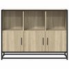 vidaXL Sideboard Sonoma Oak 100x35x76 cm &Kappa;&alpha;&tau;&alpha;&sigma;&kappa;&epsilon;&upsilon;&alpha;&sigma;&mu;έ&nu;&omicron; &xi;ύ&lambda;&omicron;