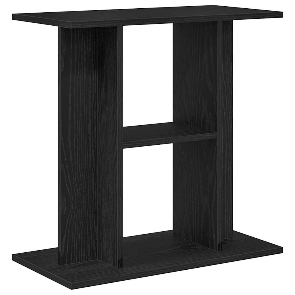 vidaXL Βάση Ενυδρείου Μαύρη Δρυς 60x30x60 εκ. από Επεξεργασμένο Ξύλο