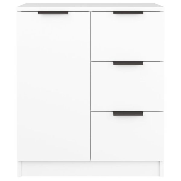 vidaXL Συρταριέρα Λευκή 60 x 30 x 70 εκ. από Επεξεργασμένο Ξύλο