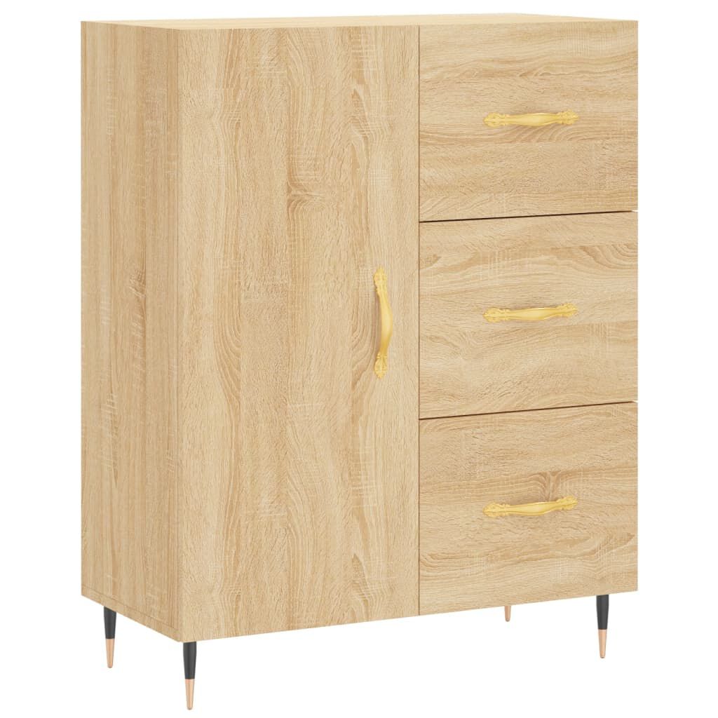 vidaXL Ντουλάπι Sonoma Δρυς 69,5 x 34 x 90 εκ. από Επεξεργασμένο Ξύλο