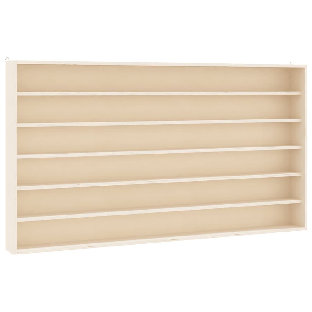 vidaXL Ξύλινη συλλεκτική βιτρίνα με 6 ράφια 100x8,5x55 εκ.