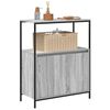 vidaXL Ντουλάπι μπάνιου με ράφια Γκρι Sonoma 76,5x35x95 εκ.