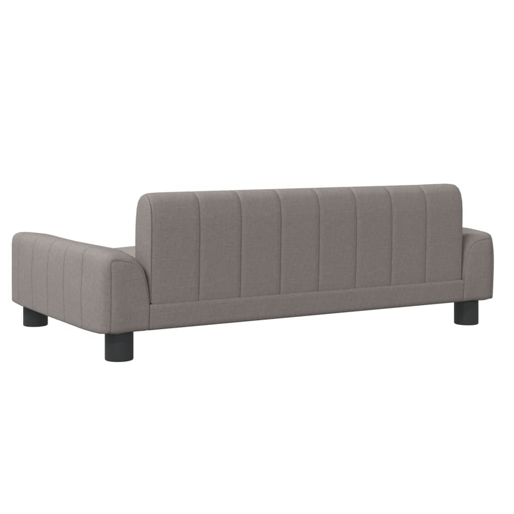 vidaXL Καναπές Παιδικός Taupe 90 x 53 x 30 εκ. από Ύφασμα