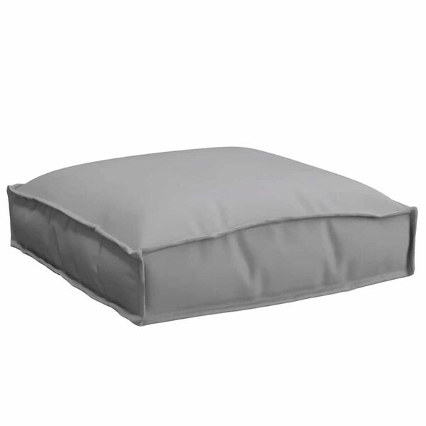 vidaXL Μαξιλάρι παλέτας για κάθισμα 2 pcs Γκρι 40 x 40 x 8 εκ.
