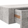 vidaXL Ράφια Τοίχου Συρτάρια 2 τεμ. Γκρι Σκυρ. 40x23,5x10 εκ από MDF