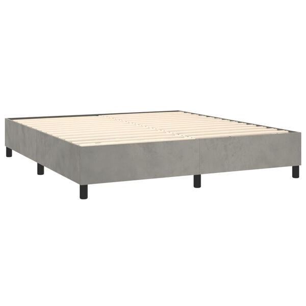 vidaXL &Kappa;&rho;&epsilon;&beta;ά&tau;&iota; Boxspring &mu;&epsilon; &Sigma;&tau;&rho;ώ&mu;&alpha; &Alpha;&nu;&omicron;&iota;&chi;&tau;ό &Gamma;&kappa;&rho;&iota; 200x200 &epsilon;&kappa;. &Beta;&epsilon;&lambda;&omicron;ύ&delta;&iota;&nu;&omicron;