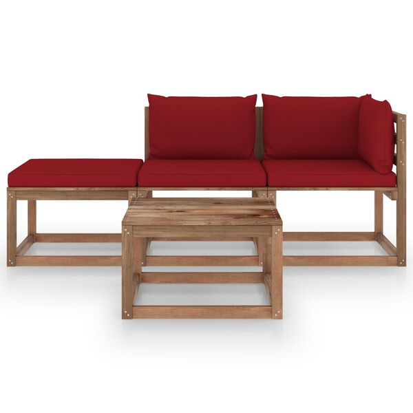 vidaXL &Sigma;&alpha;&lambda;ό&nu;&iota; &alpha;&pi;ό &Pi;&alpha;&lambda;έ&tau;&epsilon;&sigmaf; &Sigma;&epsilon;&tau; 4 &tau;&epsilon;&mu;. &Epsilon;&mu;&pi;&omicron;&tau;. &Xi;ύ&lambda;&omicron; &Pi;&epsilon;ύ&kappa;&omicron;&upsilon; &mu;&epsilon; &Mu;&alpha;&xi;&iota;&lambda;ά&rho;&iota;&alpha;