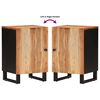 vidaXL Ντουλάπι Μπάνιου 38 x 33 x 58 εκ. από Μασίφ Ξύλο Ακακίας