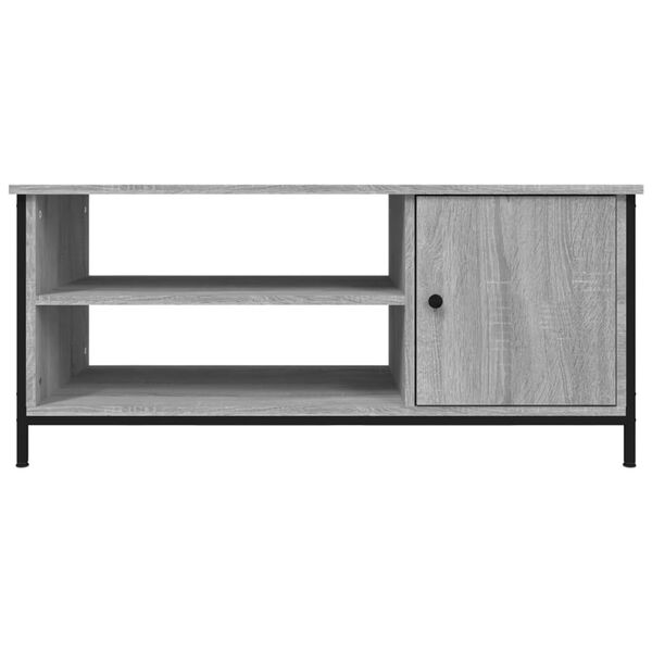 vidaXL Έπιπλο Τηλεόρασης Γκρι Sonoma 100x40x45 εκ. από Επεξεργ. Ξύλο