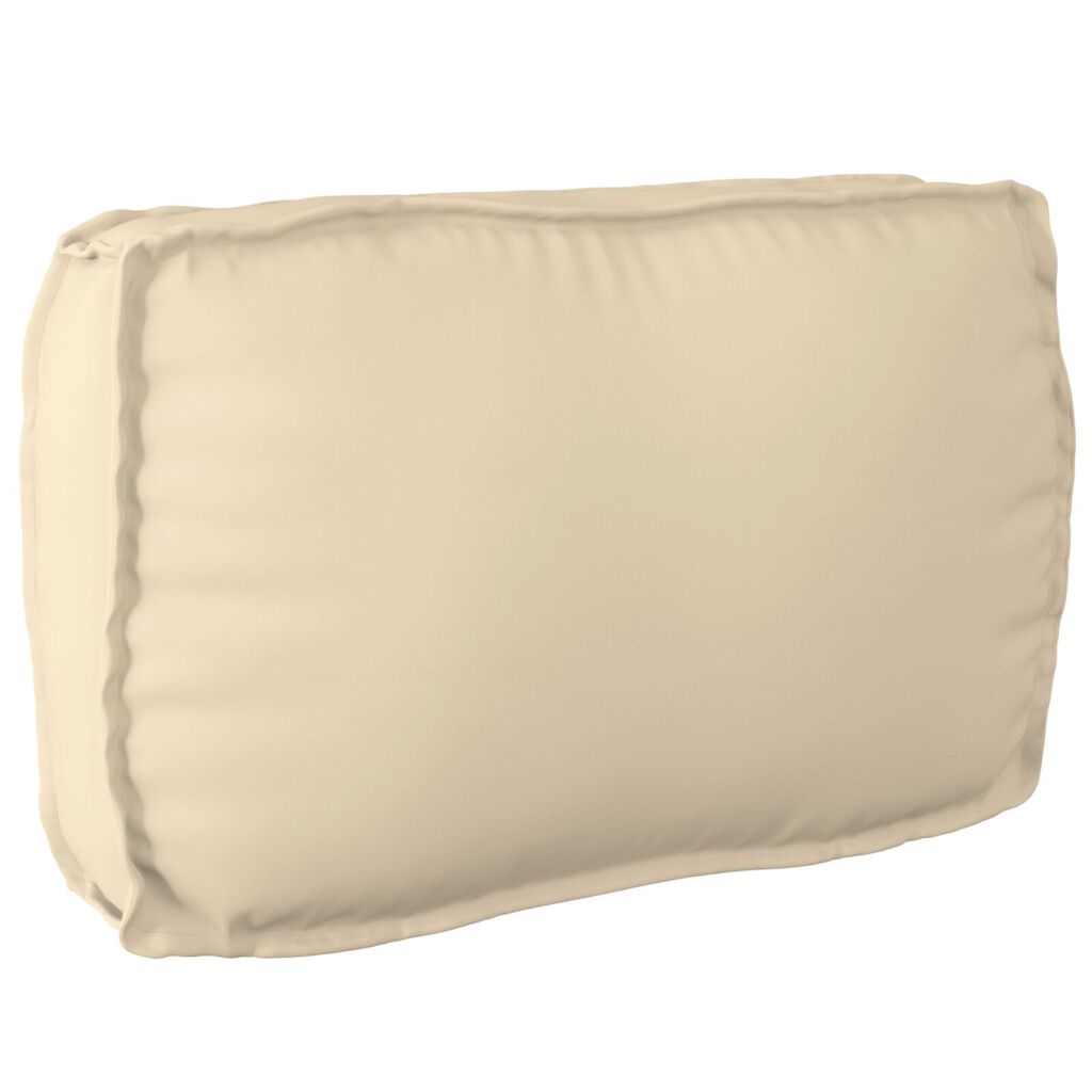 vidaXL Μαξιλάρι Παλέτας για Πλάτη Μπεζ 70x40x12 εκ. Υφασμα Oxford