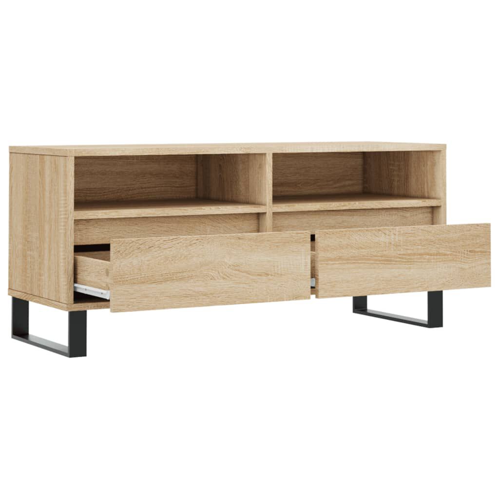 vidaXL Έπιπλο Τηλεόρασης Sonoma Δρυς 100 x 34,5 x 44,5 εκ. Επεξ. Ξύλο