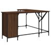 vidaXL Γραφείο Καφέ Δρυς 141x141x75 εκ. από Επεξεργασμένο Ξύλο
